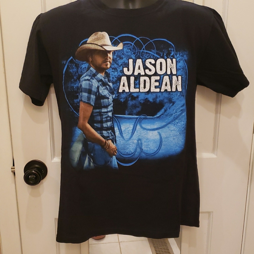 Jason Aldean Black Graphic T-Shirt